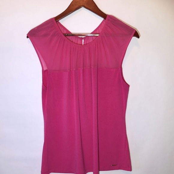 Calvin Klein sheer upper bodice top szS - Picture 1 of 7